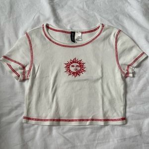 H&M summer crop top